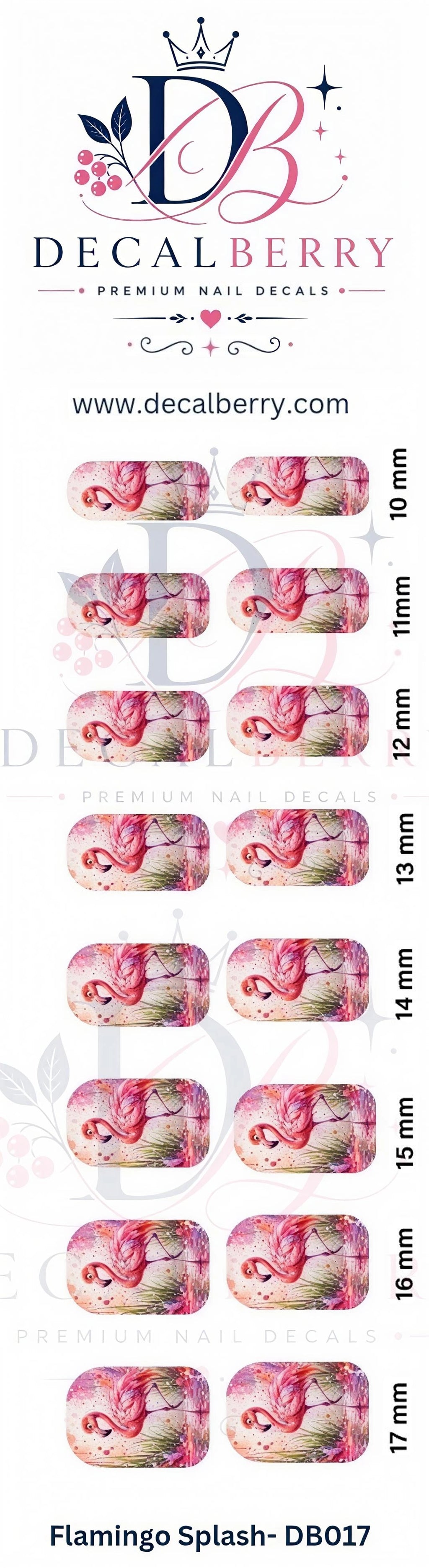 DB017- Flamingo Splash