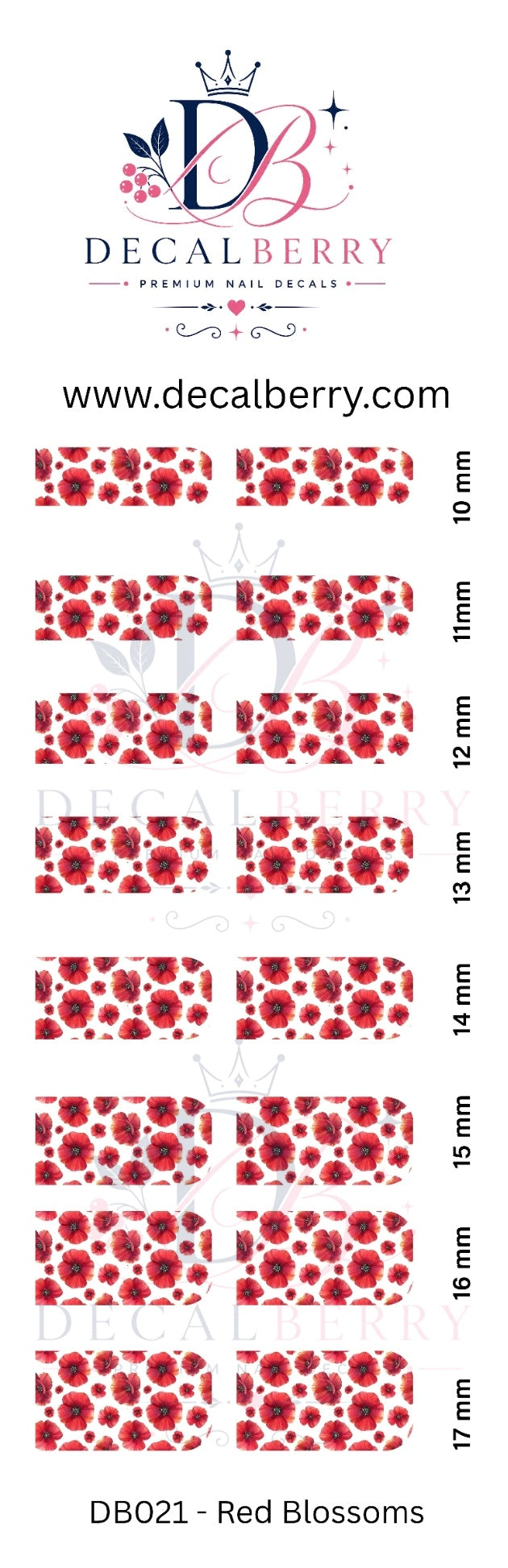 DB021 - Red Blossoms