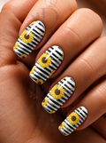 DB022- Sunflower Zebra